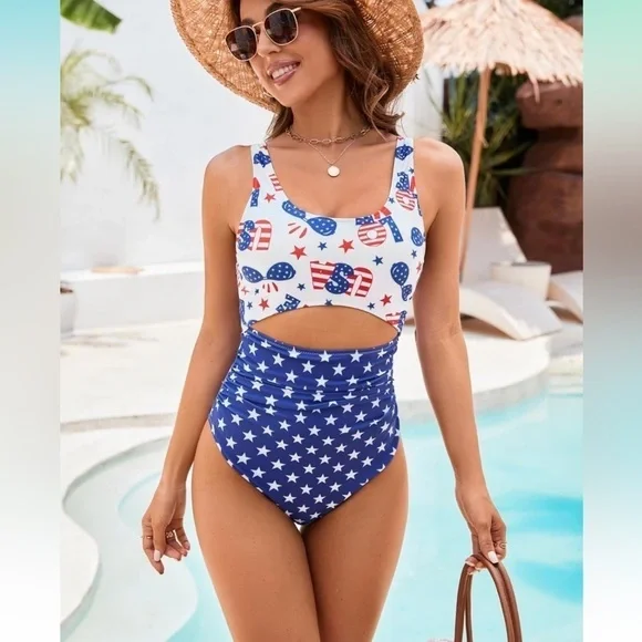 VIMPUNEC || Women Tummy Control One Piece Swimsuit High-Waisted - Picture 2 of 6
